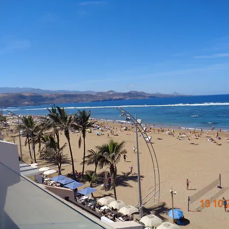 Beachfront Las Canteras - Sea Views Terrace Appartement